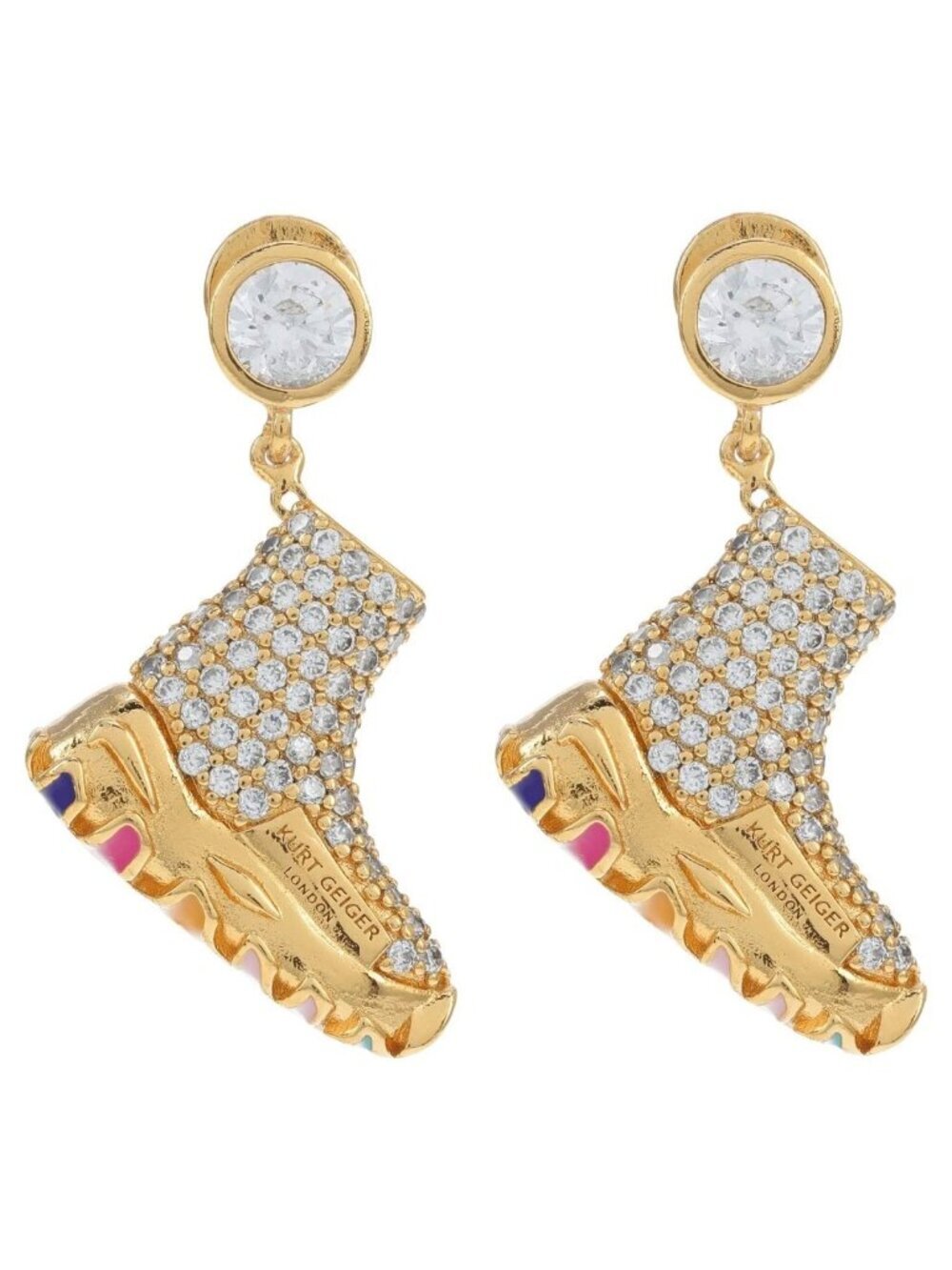 Kurt Geiger London Sneaker Drop Earrings